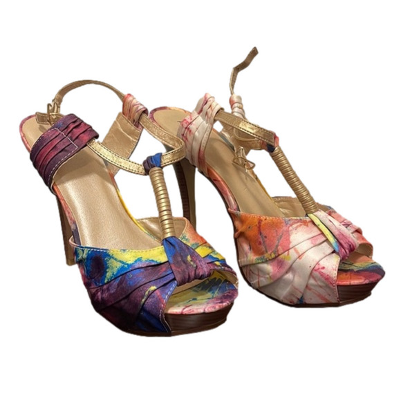 Apt. 9 Shoes - Multi colored Apt 9 5” heels
